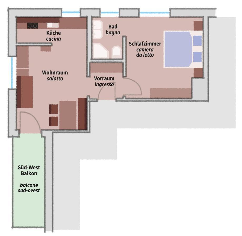 Hotel-Garni Appartement Gartenheim Скена Экстерьер фото